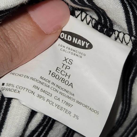 Old Navy Black Stripe Sheath Dress Size XS - Picture 7 of 8